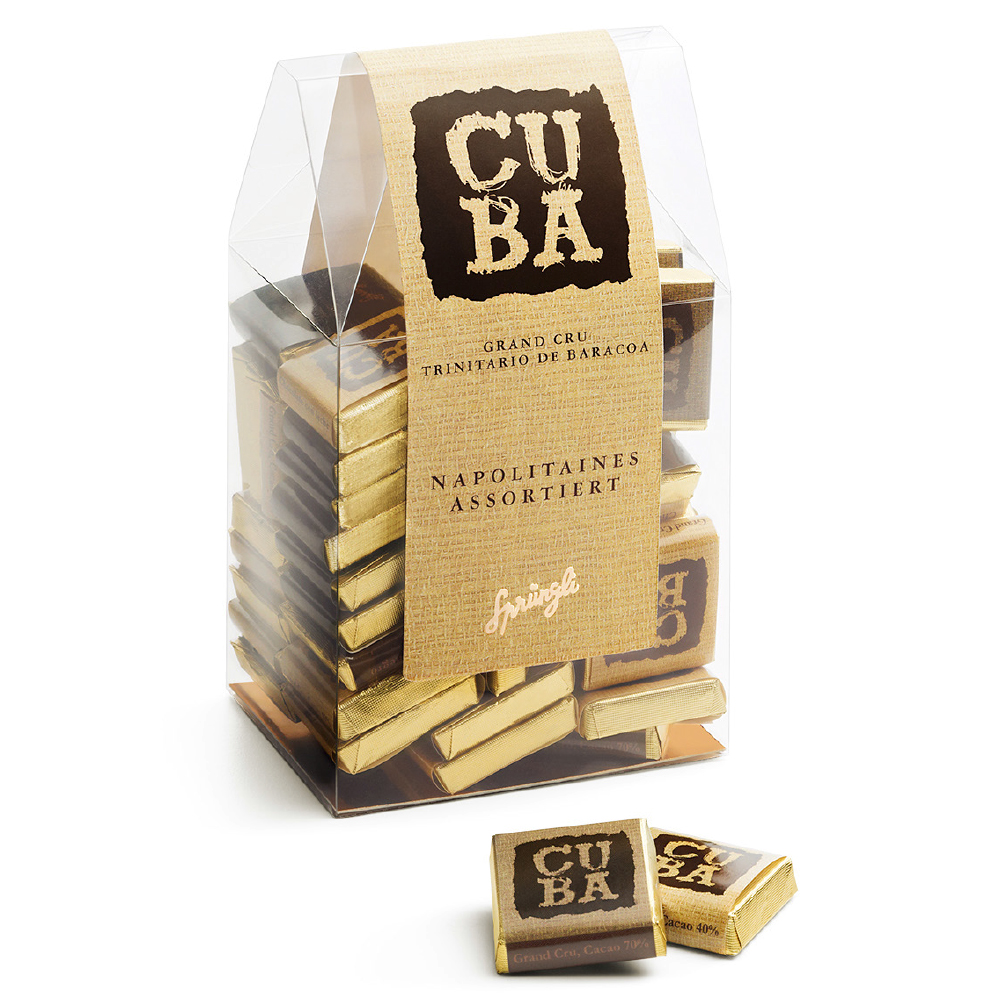 Spruengli Cuba Vepackung