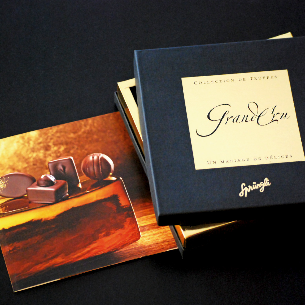 Spruengli Verpackung Grand Cru
