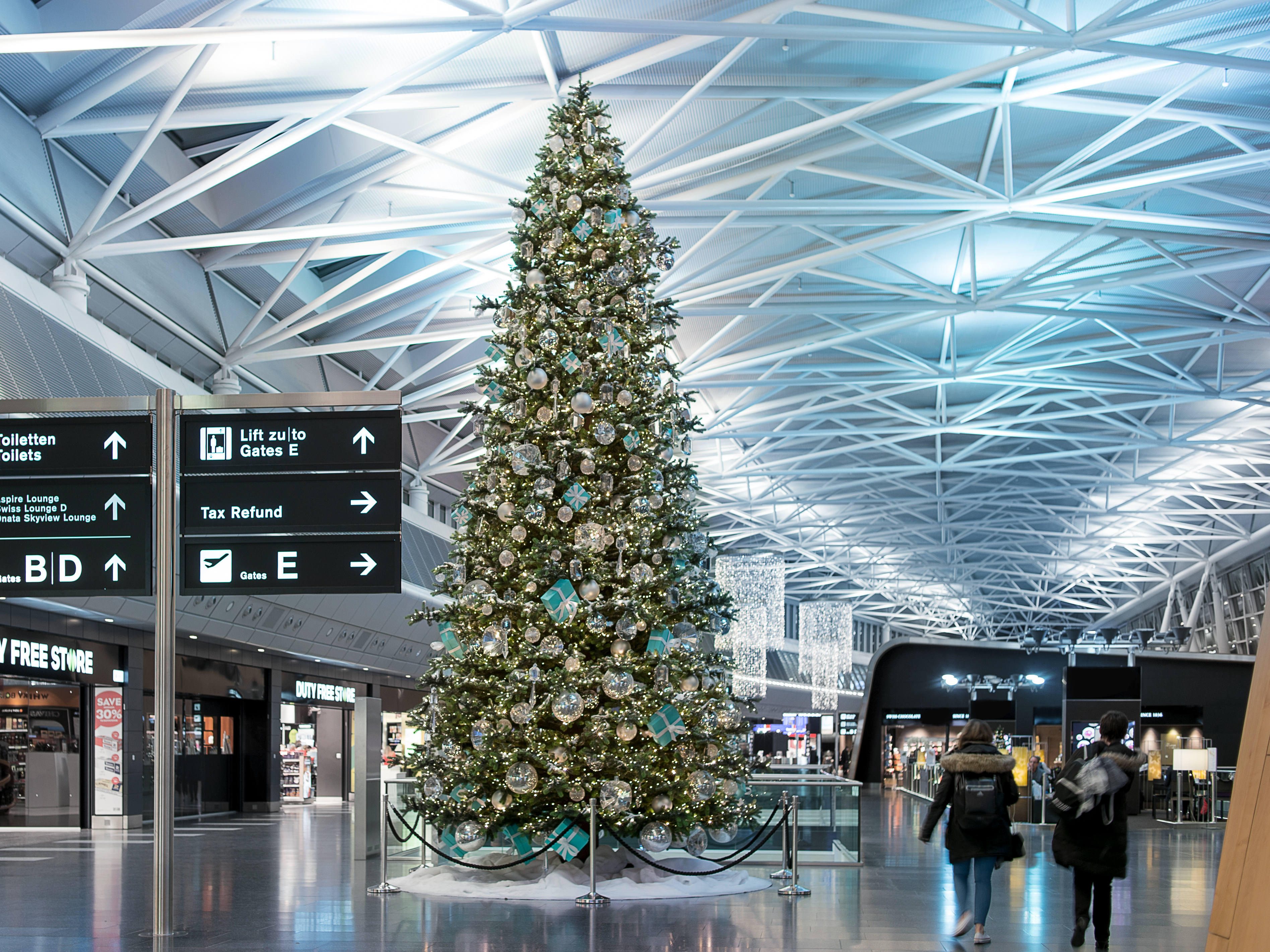 Flughafen Weihnachten